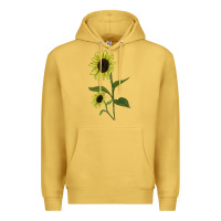 Antique Gold Buttercream Sunflower Premium Hoodie - LillyAllenDesigns