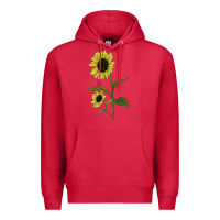 Cardinal Buttercream Sunflower Premium Hoodie - LillyAllenDesigns