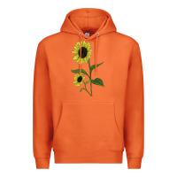Carrot Buttercream Sunflower Premium Hoodie - LillyAllenDesigns