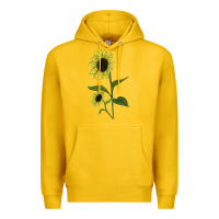 Lemon Buttercream Sunflower Premium Hoodie - LillyAllenDesigns