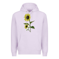 Lilac Buttercream Sunflower Premium Hoodie - LillyAllenDesigns