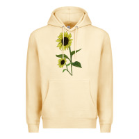 Pina Colada Buttercream Sunflower Premium Hoodie - LillyAllenDesigns