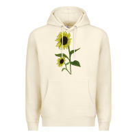 Sandshell Buttercream Sunflower Premium Hoodie - LillyAllenDesigns