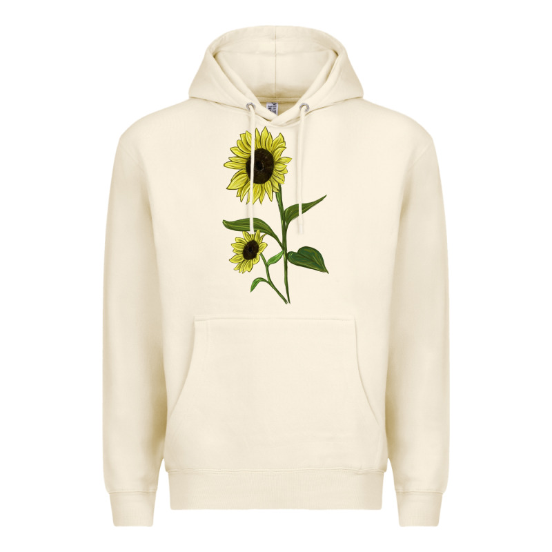 Buttercream Sunflower Premium Hoodie by LillyAllenDesigns | Teevron