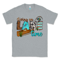 Heather Grey living on lake time Classic Tee - texasbilliewilder