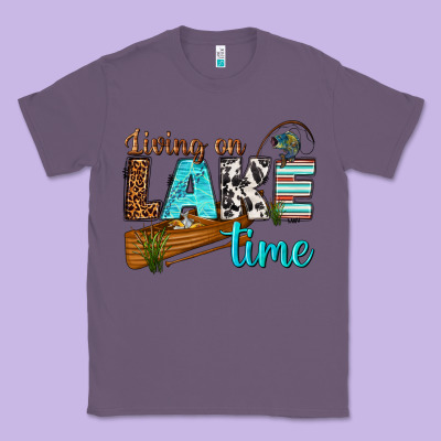 Classic Tee living on lake time