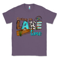 Lavender living on lake time Classic Tee - texasbilliewilder