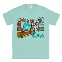 Seafoam living on lake time Classic Tee - texasbilliewilder