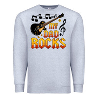 Heather Grey my dad rocks Premium Sweatshirt - HRA Design Shop