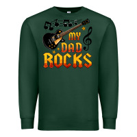 Sports Green my dad rocks Premium Sweatshirt - HRA Design Shop