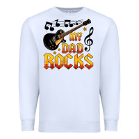 White my dad rocks Premium Sweatshirt - HRA Design Shop