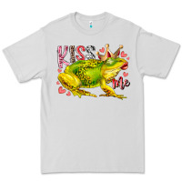 Dove Grey kiss me frog Premium Tee - RacoonDesign
