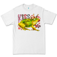 White kiss me frog Premium Tee - RacoonDesign