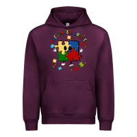 Mauve Wine one puzzle bougie Urban Hoodie - MaliasSmallBusiness
