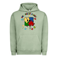Pigment Oil Green one puzzle bougie Urban Hoodie - MaliasSmallBusiness
