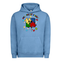 Pigment Pebble Blue one puzzle bougie Urban Hoodie - MaliasSmallBusiness
