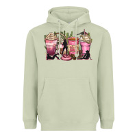 Matcha let's go girls coffee cups Heavyweight Hoodie - Zillion Design Studio