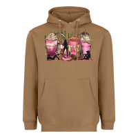 Toasted Coconut let's go girls coffee cups Heavyweight Hoodie - Zillion Design Studio