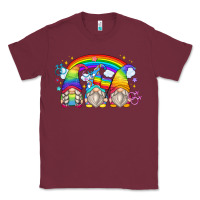 Burgundy lgbt gnomes Classic Tee - Zillion Design Studio