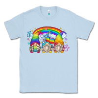 Dusty Blue lgbt gnomes Classic Tee - Zillion Design Studio