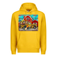 Lemon western truck farm animals mousepad Premium Hoodie - BarkalooDesign