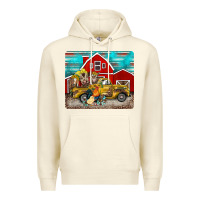 Sandshell western truck farm animals mousepad Premium Hoodie - BarkalooDesign