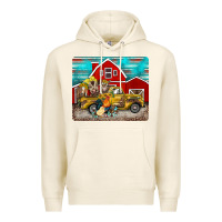 Tofu western truck farm animals mousepad Premium Hoodie - BarkalooDesign