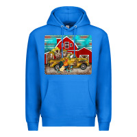 True Royal western truck farm animals mousepad Premium Hoodie - BarkalooDesign