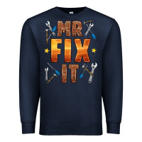 Navy mr fix it Premium Sweatshirt - HRA Design Shop