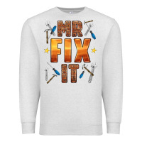 Oatmeal Heather mr fix it Premium Sweatshirt - HRA Design Shop