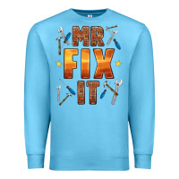 Ocean Blue mr fix it Premium Sweatshirt - HRA Design Shop