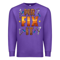 Purple mr fix it Premium Sweatshirt - HRA Design Shop