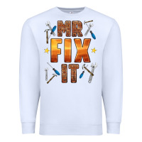 White mr fix it Premium Sweatshirt - HRA Design Shop