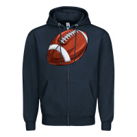 Navy football Zipper Hoodie - texasbilliewilder