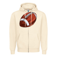 Sandshell football Zipper Hoodie - texasbilliewilder