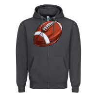 Smoke football Zipper Hoodie - texasbilliewilder