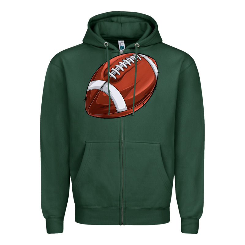 Football Zipper Hoodie by texasbilliewilder | Teevron