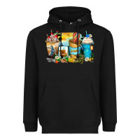 Black louisiana coffee cups Heavyweight Hoodie - Zillion Design Studio