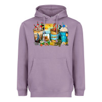 Lavender louisiana coffee cups Heavyweight Hoodie - Zillion Design Studio