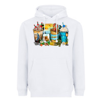 White louisiana coffee cups Heavyweight Hoodie - Zillion Design Studio