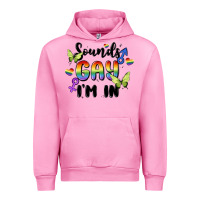 Fuchsia Pink sounds gay i'm in Urban Hoodie - MaliasSmallBusiness