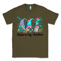 Army Green jesus is my anchor gnomes Classic Tee - Zillion Design Studio