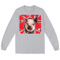 Moon Dust valentine's day glitter hearts pig Long Sleeve Tee - BarkalooDesign