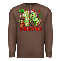 Chestnut my first christmas unicorn Premium Sweatshirt - FaDigitalArtStudio