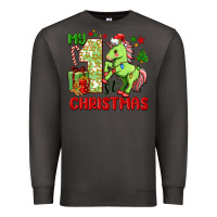 Smoke my first christmas unicorn Premium Sweatshirt - FaDigitalArtStudio