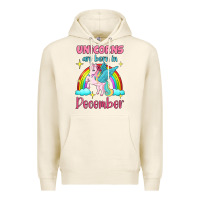 Tofu unicorns are born in december Premium Hoodie - Jasminsmagicworld
