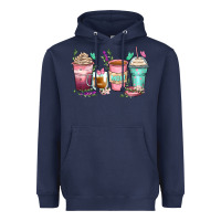 Navy mom coffee cups Heavyweight Hoodie - Zillion Design Studio