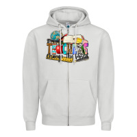 Dove Grey teachers change the world Zipper Hoodie - Zillion Design Studio