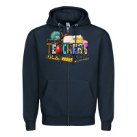 Navy teachers change the world Zipper Hoodie - Zillion Design Studio