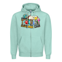 Seafoam teachers change the world Zipper Hoodie - Zillion Design Studio